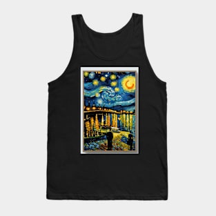 New York in starry night style Tank Top